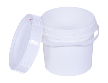 Screw-Top Pail & Lid -White - 3.5 Gallon